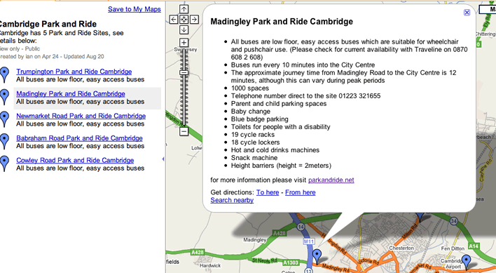 interactive map park and ride picture 2